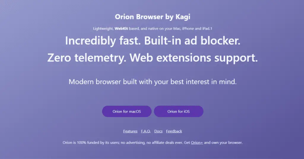 Is Orion Browser Safe?